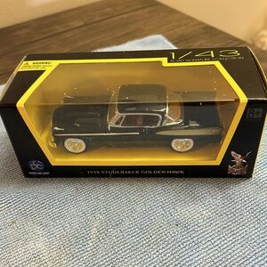 1958 Studebaker GOLDEN HAWK Black 1/43 DIECAST MODEL Car by Road Signature